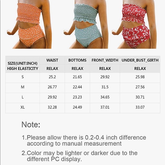 Women’s high waisted bathing suit - Picture 3 of 6